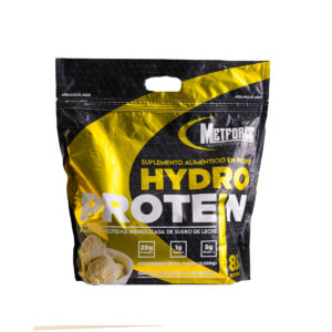 Saco de Hydro Protein Proteína hidrolizada de suero de leche marca Metforce Nutrition Sport 2.5 kg sabor vainilla