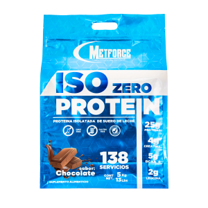 Costal de 5kg de proteina ISO Zero Protein marca Metforce Nutrition Sport