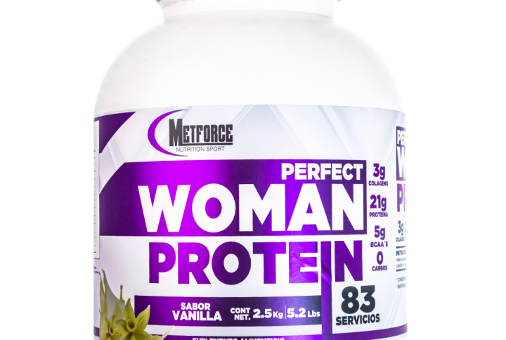 Bote de proteína especializada en mujeres con 83 servicios