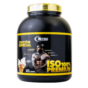 Proteina ISO 100% Premium Edición Especial SebAlvarez de 2.25kg sabor fresa, chocolate y vainilla